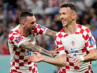 Gólová radosť chorvátskeho futbalistu Ivana Perišiča.