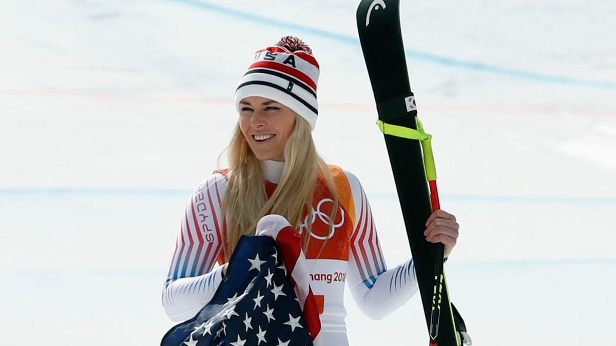 Americká lyžiarka Lindsey Vonnová.