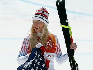 Americká lyžiarka Lindsey Vonnová.