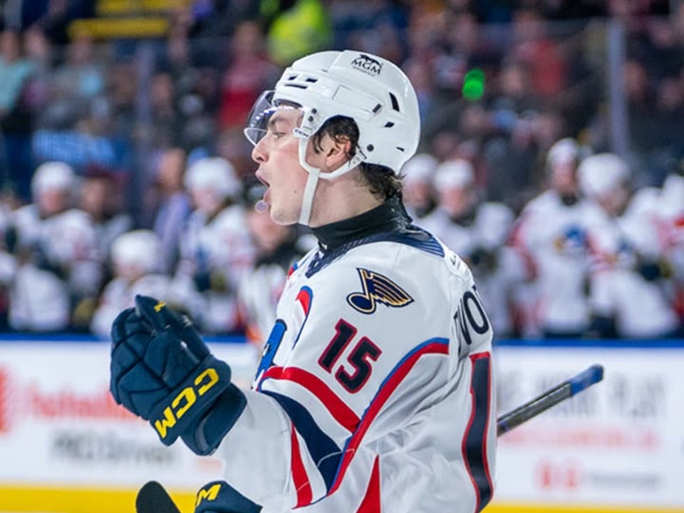 Dalibor Dvorský v drese Springfield Thunderbirds.