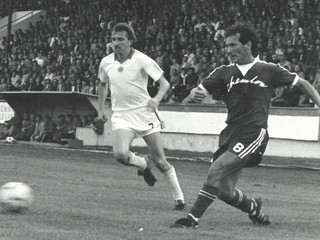 Dušan Papiak (v súboji proti Slovanu Bratislava) bol postrachom súperových obrán.