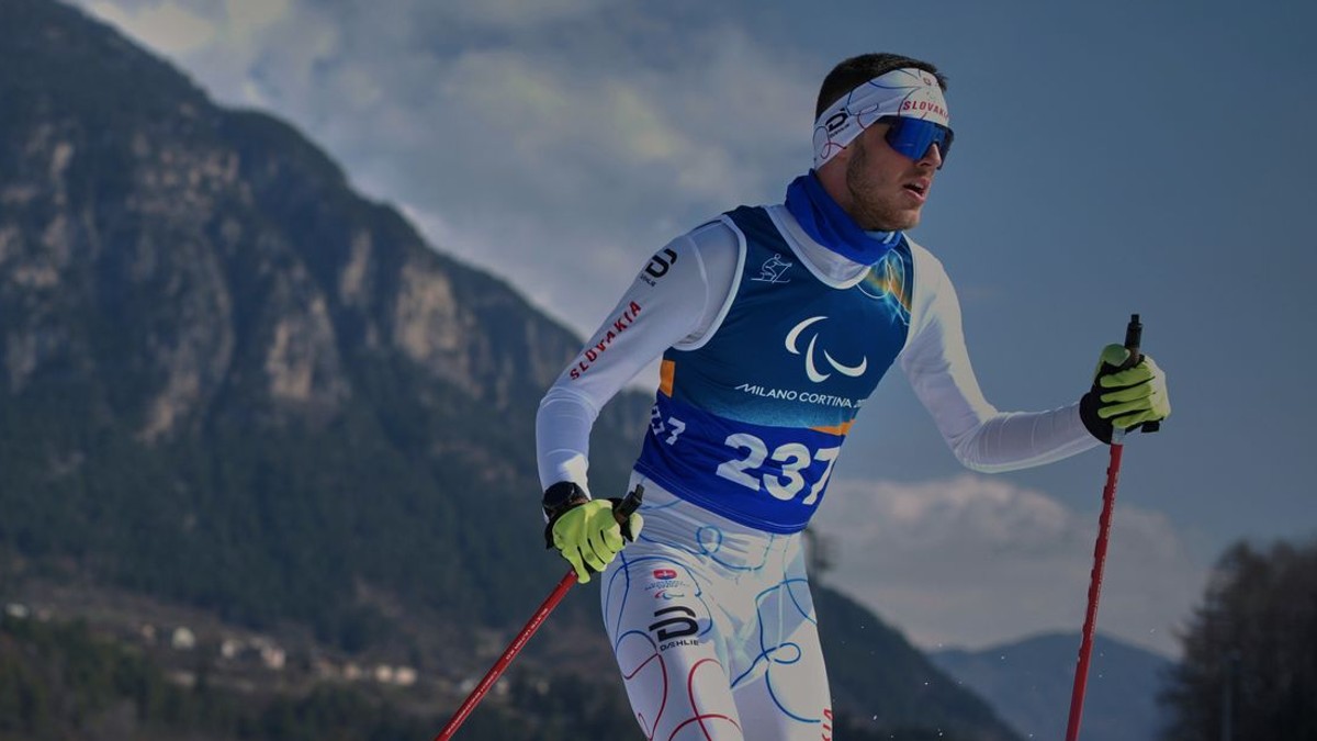 Slovenský reprezentant v parabežeckom lyžovaní Alex Lajtman
