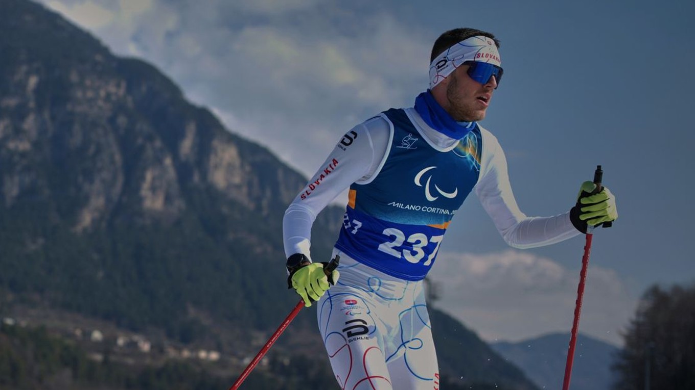 Slovenský reprezentant v parabežeckom lyžovaní Alex Lajtman