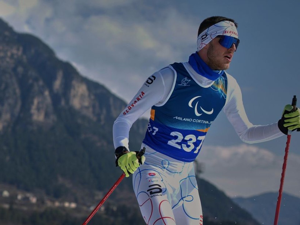 Slovenský reprezentant v parabežeckom lyžovaní Alex Lajtman