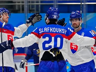 Slovenskí hokejisti na ZOH 2022.