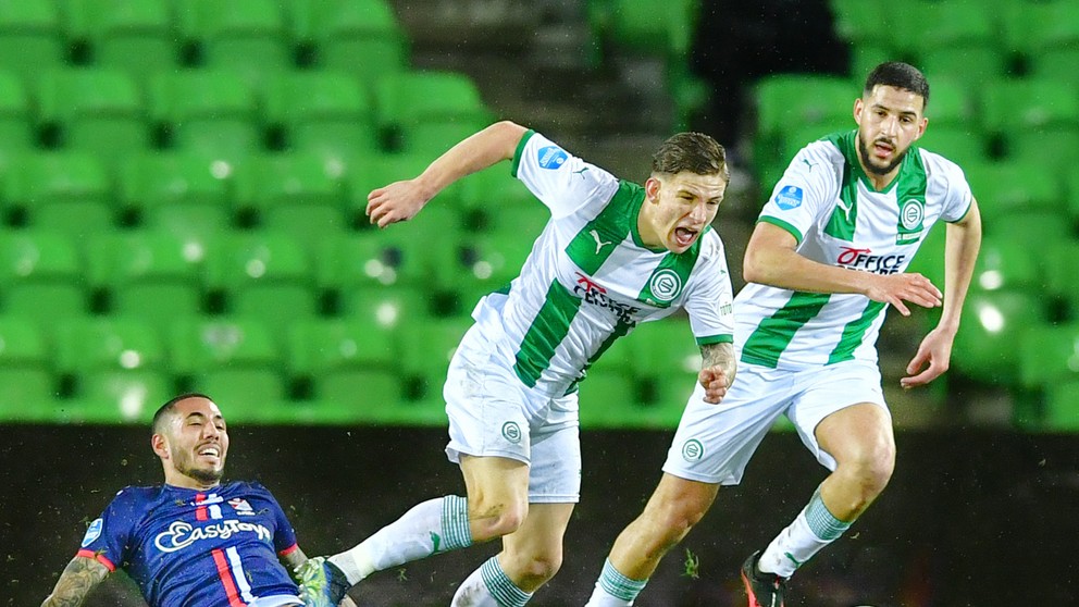 Tomáš Suslov v drese Groningenu.