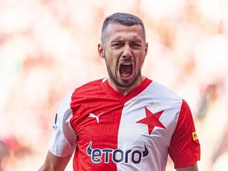 Ivan Schranz v drese SK Slavia Praha.