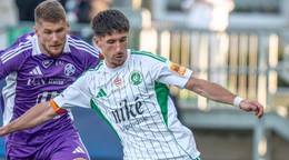 Záber zo zápasu Prešov - Komárno