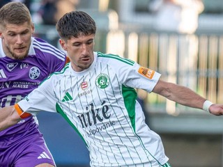 Záber zo zápasu Prešov - Komárno