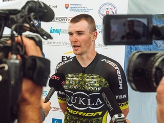 Slovenský cyklista Lukáš Kubiš.