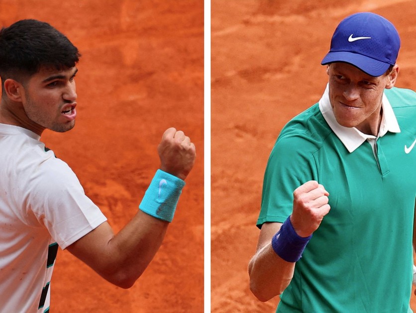 Jannik Sinner - Carlos Alcaraz: ONLINE prenos z finále Roland Garros 2025. 