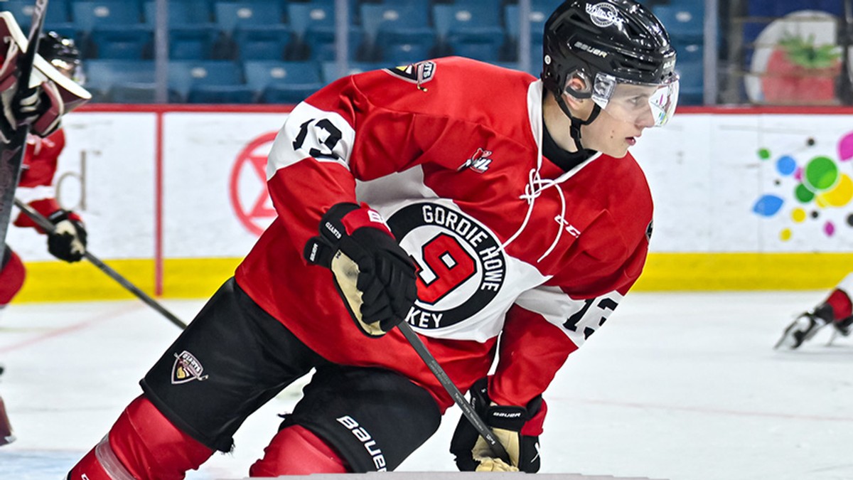 Tobias Tomík v drese Vancouver Giants.