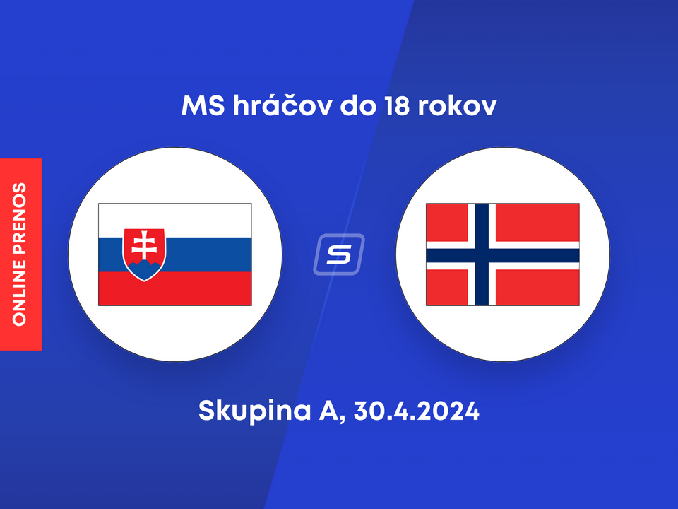 Slovensko U18 - Nórsko U18: ONLINE prenos z MS hráčov do 18 rokov.