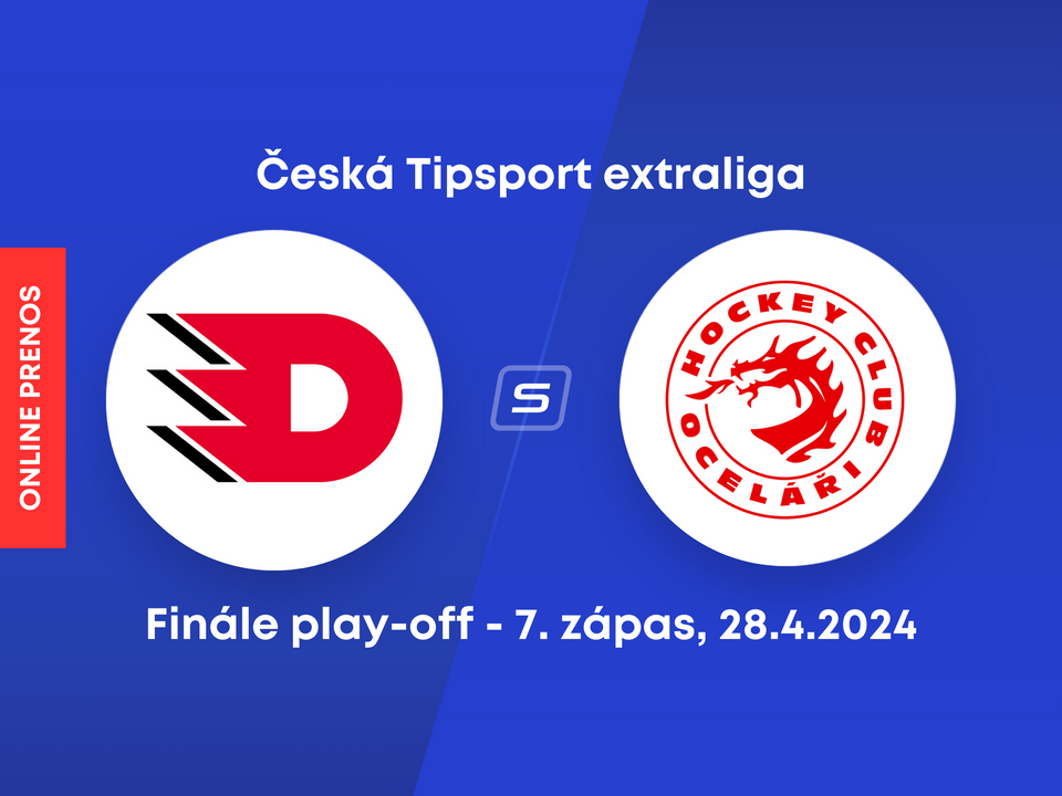 HC Dynamo Pardubice - HC Oceláři Třinec: ONLINE prenos zo 7. zápasu finále play-off českej Tipsport extraligy.