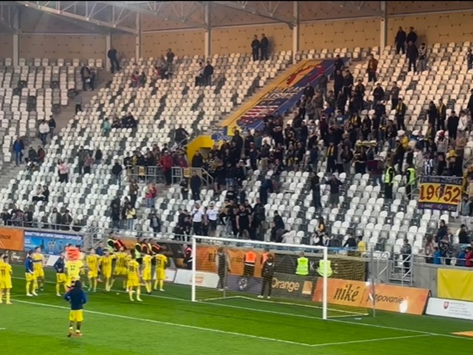 Fanúšikovia FC Košice nevedeli skrotiť svoje vášne.