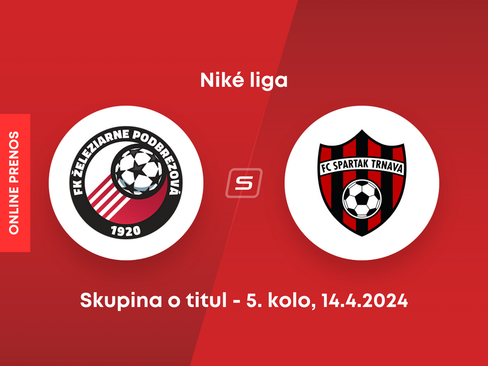 FK Železiarne Podbrezová - FC Spartak Trnava: ONLINE prenos zo zápasu 5. kola skupiny o titul v Niké lige.