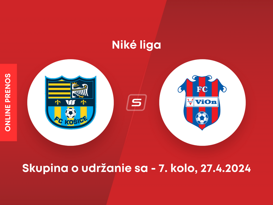FC Košice - FC ViOn Zlaté Moravce: ONLINE prenos zo zápasu 7. kola skupiny o udržanie sa v Niké lige.