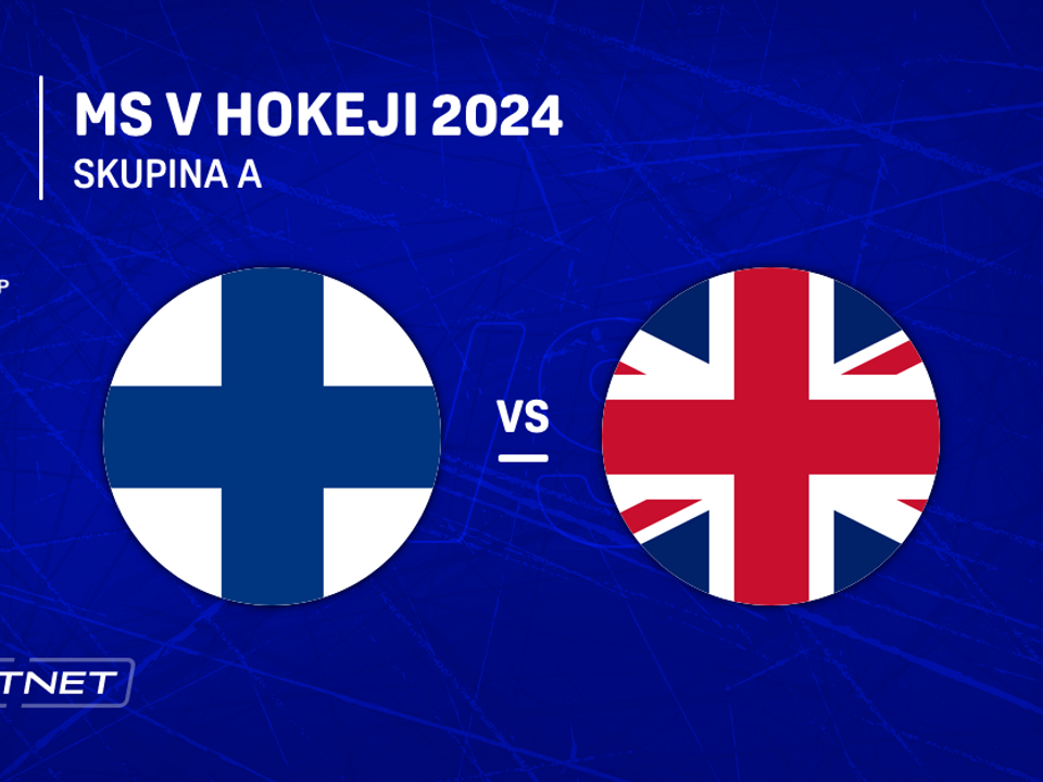 Fínsko - Veľká Británia: ONLINE prenos zo zápasu skupiny A na MS v hokeji 2024 v Česku.