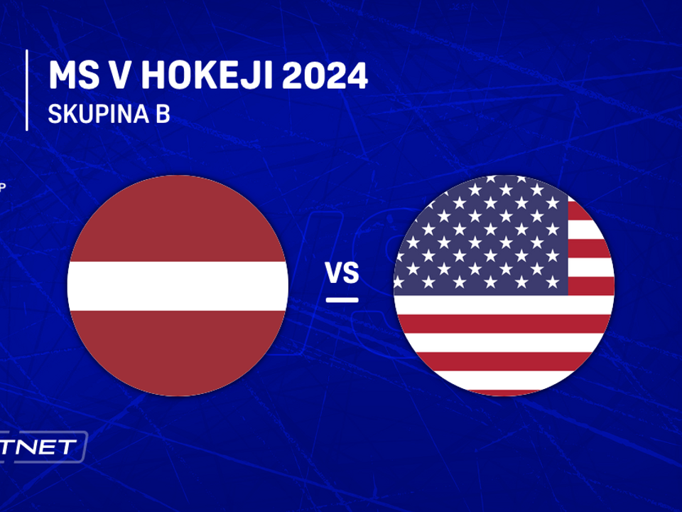 Lotyšsko - USA: ONLINE prenos zo zápasu skupiny B na MS v hokeji 2024 v Česku.