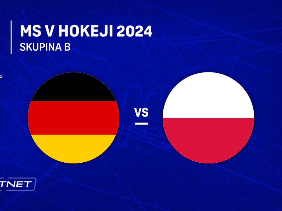 Nemecko - Poľsko: ONLINE prenos zo zápasu skupiny B na MS v hokeji 2024 v Česku.