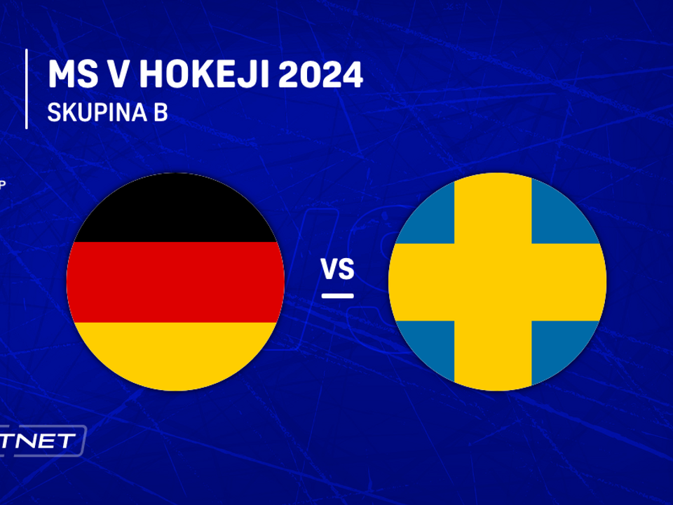 Nemecko - Švédsko: ONLINE prenos zo zápasu skupiny B na MS v hokeji 2024 v Česku.
