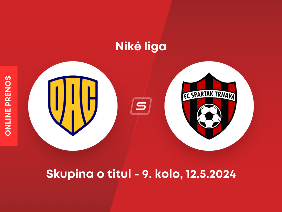 DAC Dunajská Streda - FC Spartak Trnava: ONLINE prenos zo zápasu 9. kola skupiny o titul v Niké lige.