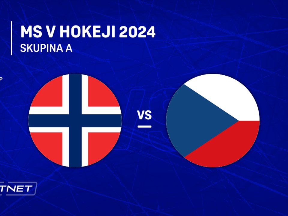 Nórsko - Česko: ONLINE prenos zo zápasu skupiny A na MS v hokeji 2024 v Česku. 