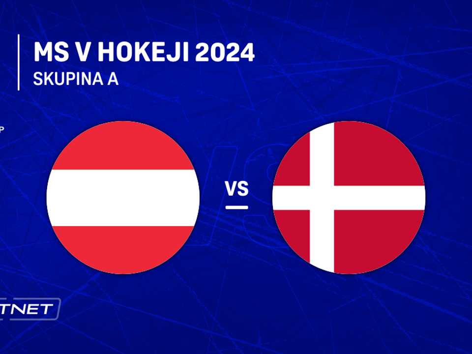 Rakúsko - Dánsko: ONLINE prenos zo zápasu skupiny A na MS v hokeji 2024 v Česku.