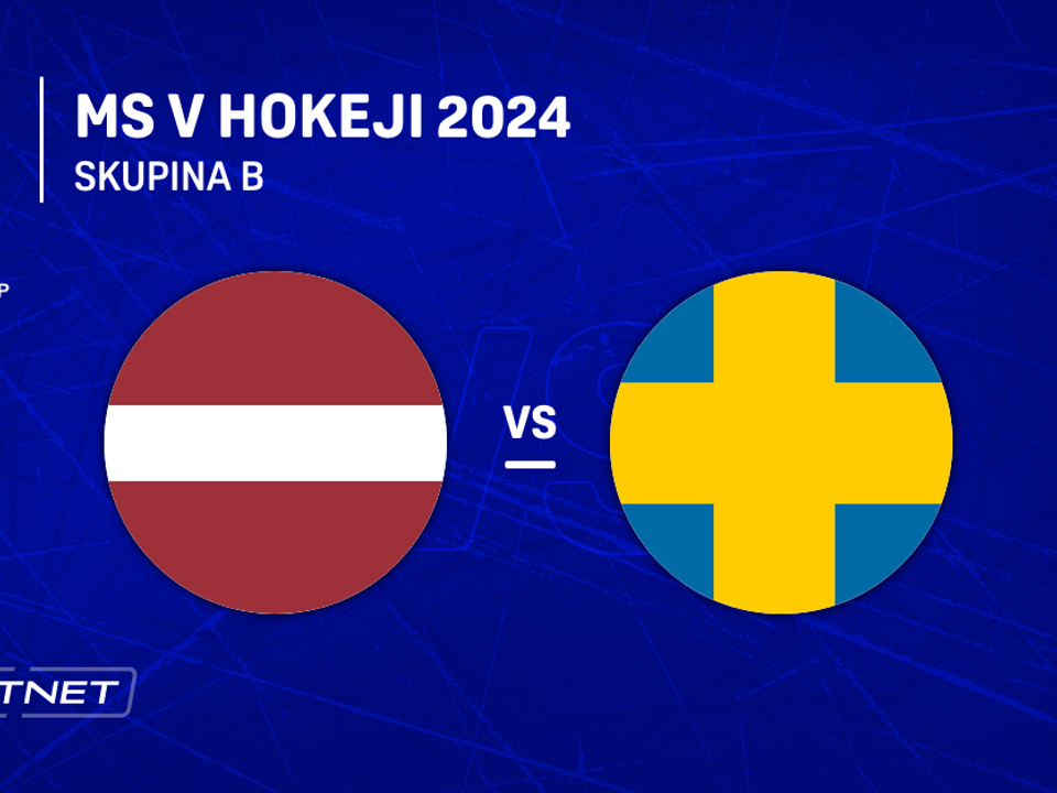 Lotyšsko - Švédsko: ONLINE prenos zo zápasu skupiny B na MS v hokeji 2024 v Česku.