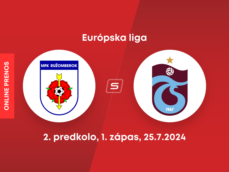 MFK Ružomberok - Trabzonsport: ONLINE prenos zo zápasu 2. predkola Európskej ligy.