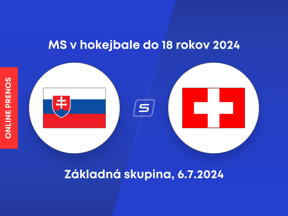 Slovensko - Švajčiarsko: LIVE STREAM zo zápasu na MS v hokejbale do 18 rokov 2024 v Žiline.