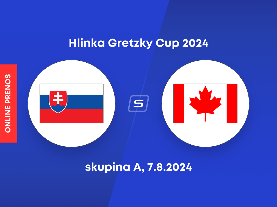 Slovensko U18 vs. Kanada U18: ONLINE prenos z turnaja Hlinka Gretzky Cup 2024.