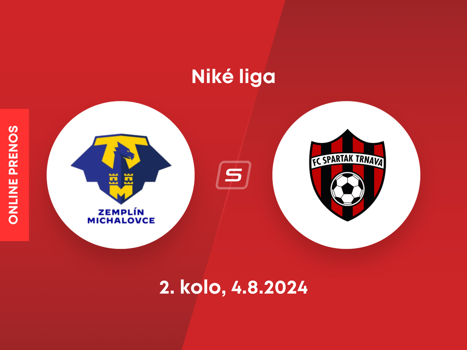 MFK Zemplín Michalovce - FC Spartak Trnava: ONLINE prenos z 2. kola Niké ligy.