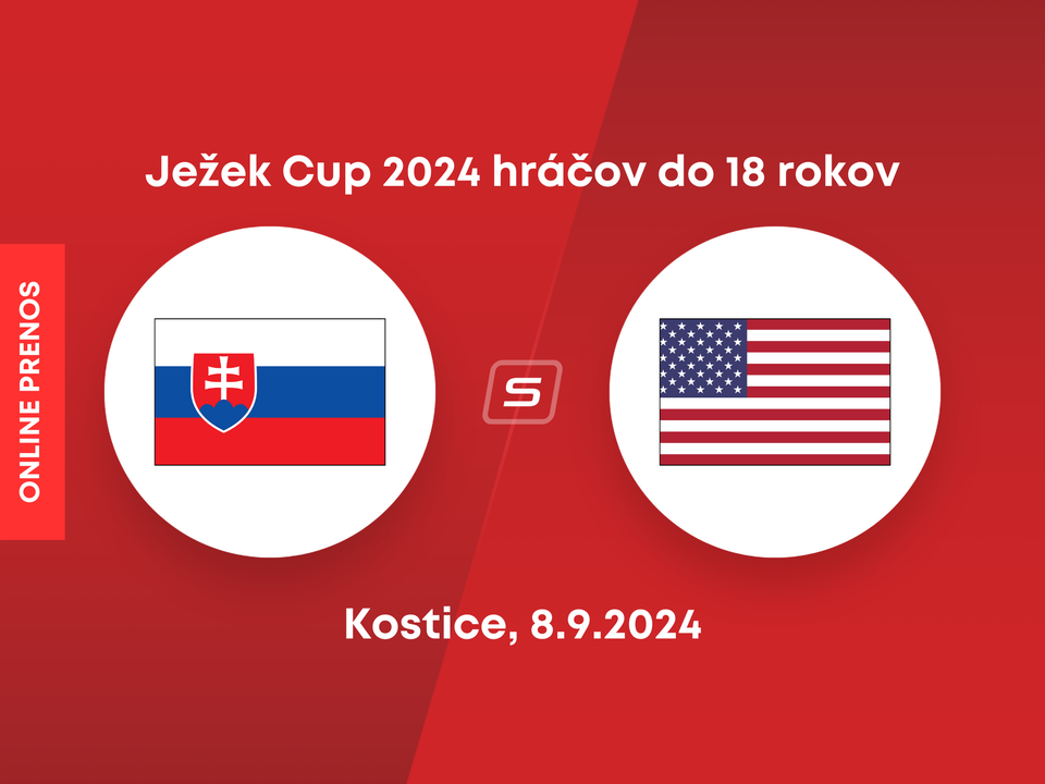 Slovensko U18 - USA U18: ONLINE prenos zo zápasu na turnaji Ježek Cup 2024.