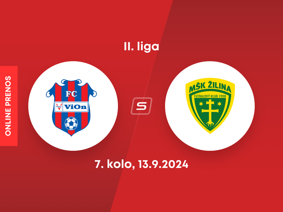 FC ViOn Zlaté Moravce - MŠK Žilina B: ONLINE prenos zo zápasu 7. kola II. ligy.