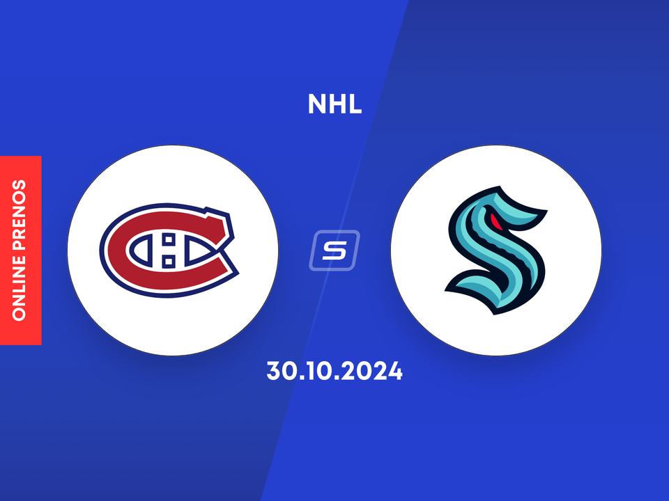 Montreal Canadiens - Seattle Kraken: ONLINE prenos zo zápasu NHL.