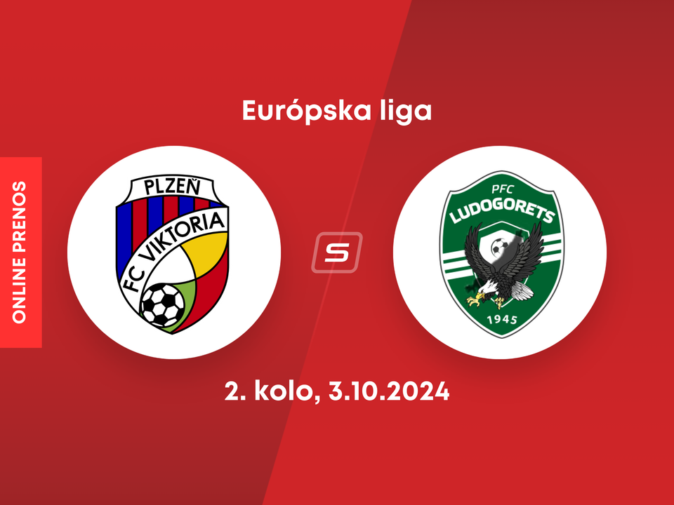 Viktoria Plzeň - Ludogorec Razgrad: ONLINE prenos zo zápasu 2. kola Európskej ligy.