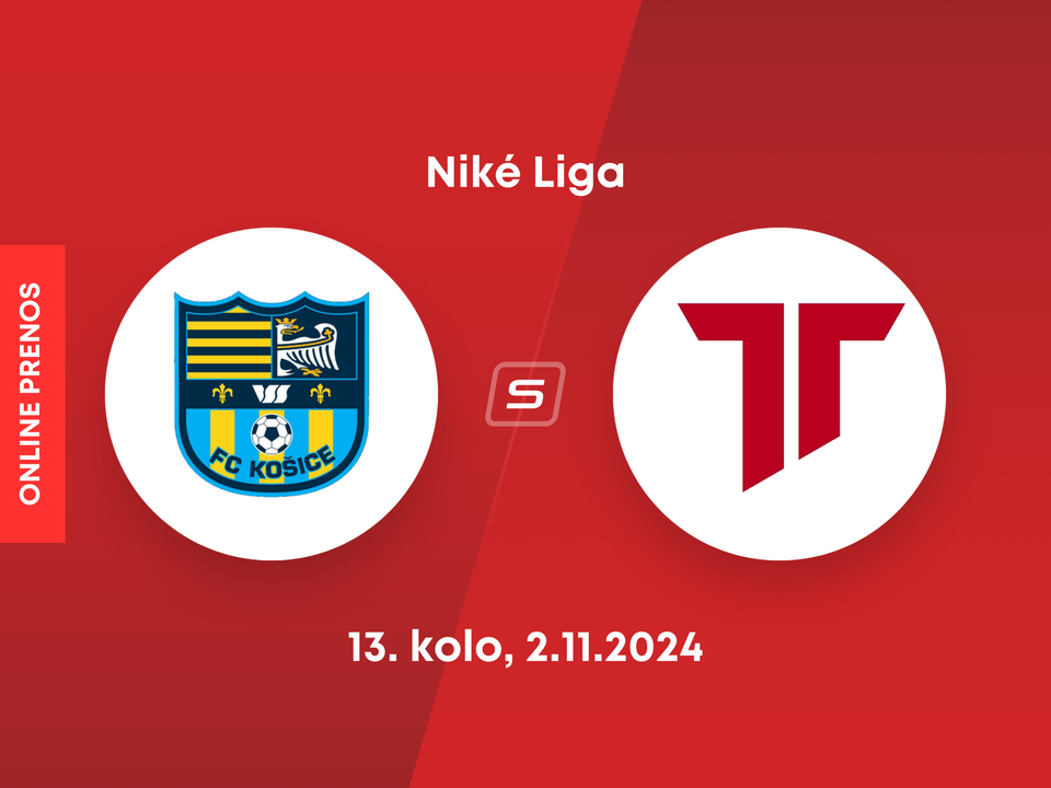 FC Košice - AS Trenčín: ONLINE prenos zo zápasu 13. kola Niké ligy.