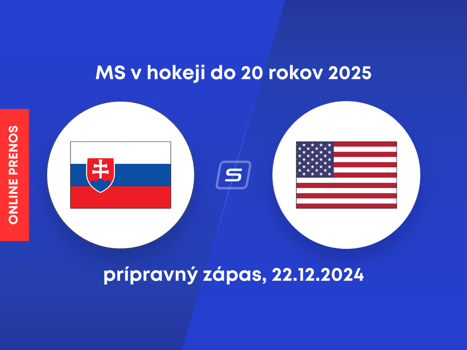 Slovensko U20 - USA U20: ONLINE prenos z prípravného zápasu