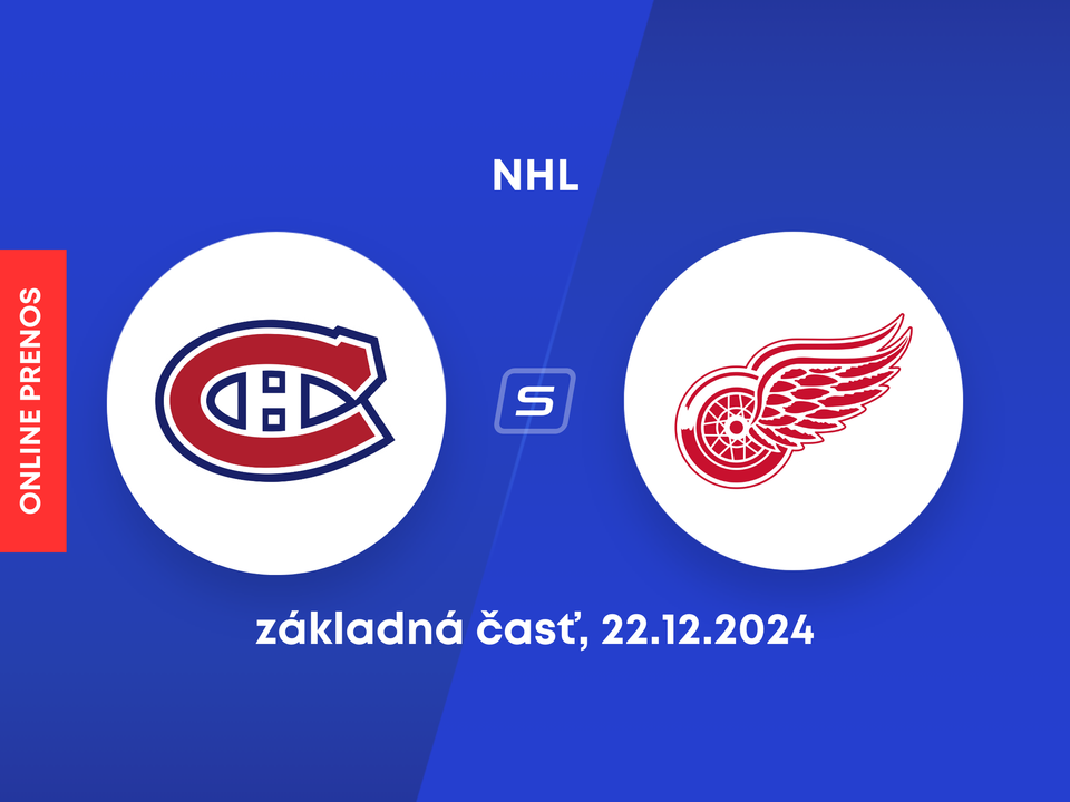 Montreal Canadiens - Detroit Red Wings: ONLINE prenos zo zápasu NHL.