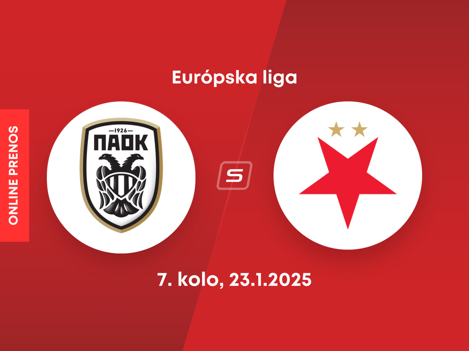 PAOK Solún - Slavia Praha: ONLINE prenos zo zápasu 7. kola Európskej ligy.