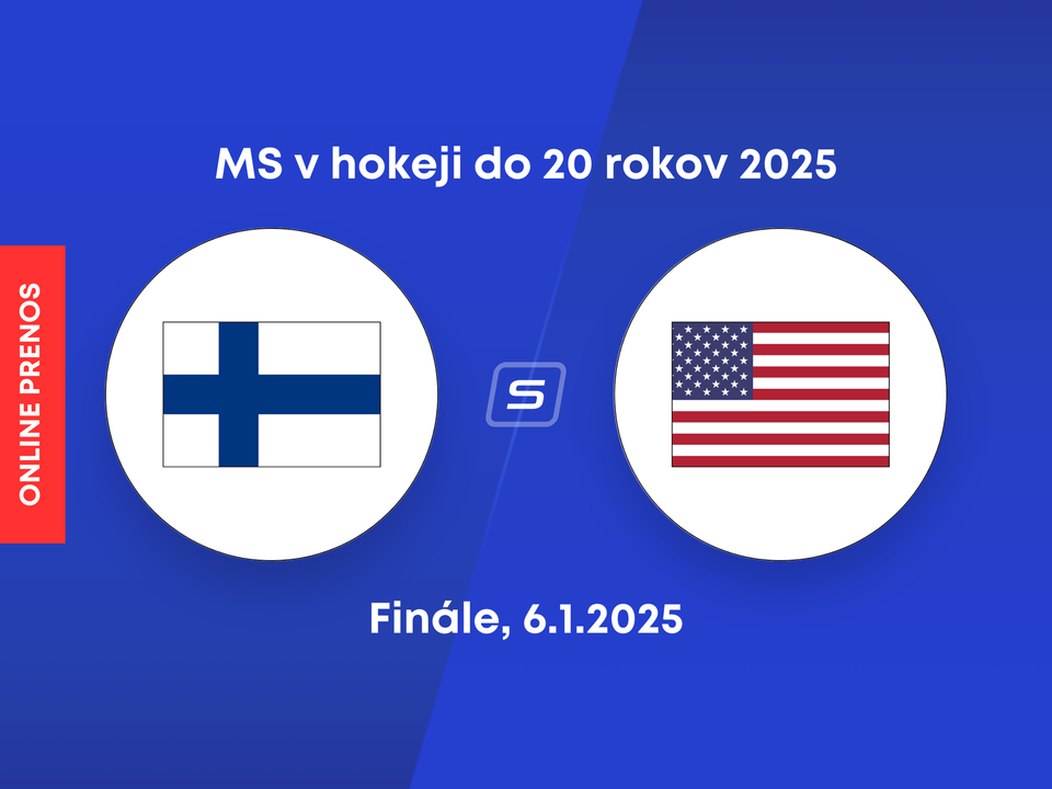 Fínsko - USA: ONLINE prenos z finále MS v hokeji do 20 rokov 2025.