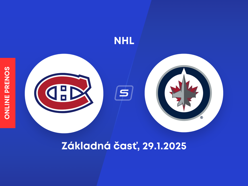 Montreal Canadiens - Winnipeg Jets: ONLINE prenos zo zápasu NHL.