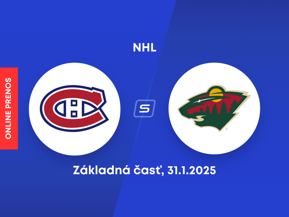 Montreal Canadiens - Minnesota Wild: ONLINE prenos zo zápasu NHL.