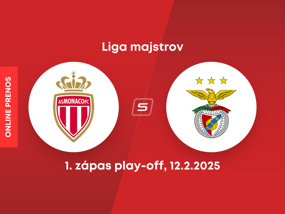 AS Monaco - Benfica Lisabon: ONLINE prenos zo zápasu play-off Ligy majstrov. 