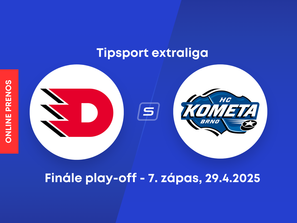 HC Dynamo Pardubice - HC Kometa Brno: ONLINE prenos zo 7. zápasu finále play-off českej Tipsport extraligy.