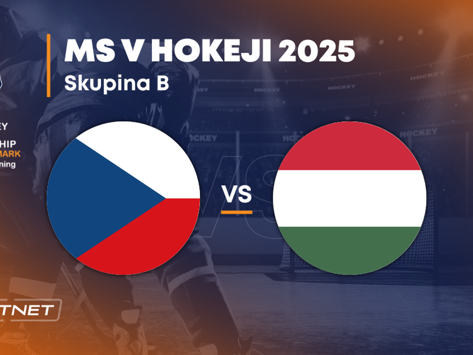 Česko - Maďarsko: ONLINE prenos zo zápasu na MS v hokeji 2025 vo Švédsku a Dánsku.