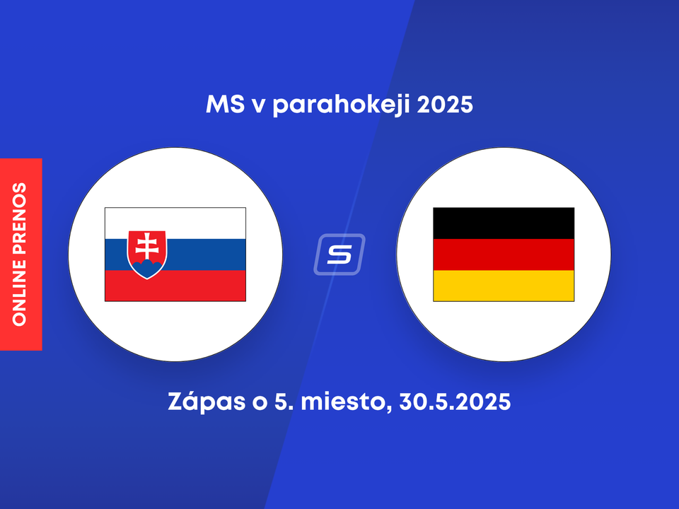 Slovensko - Nemecko: ONLINE prenos zo zápasu o 5. miesto na MS v parahokeji 2025. 