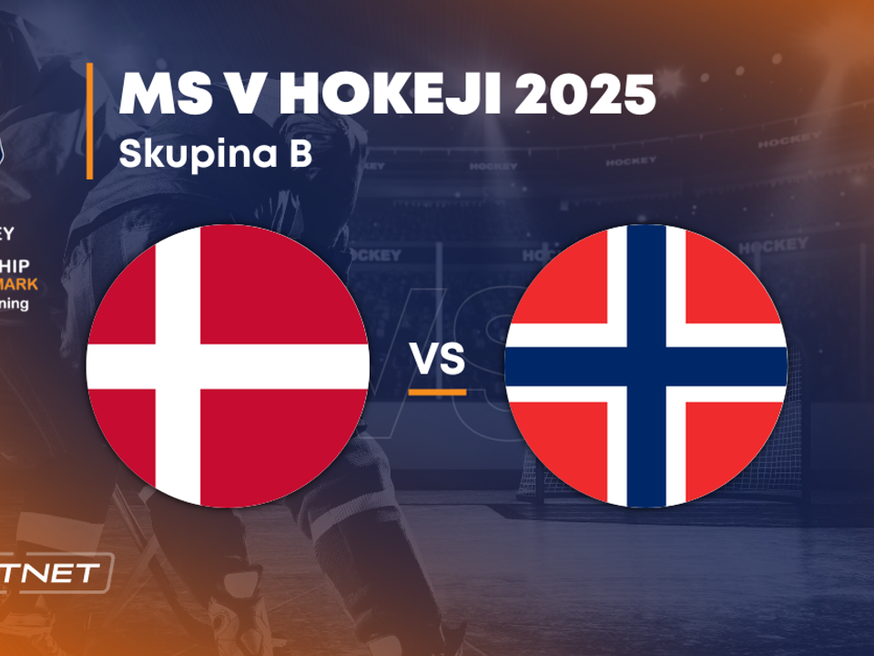 Dánsko - Nórsko: ONLINE prenos zo zápasu na MS v hokeji 2025 vo Švédsku a Dánsku.