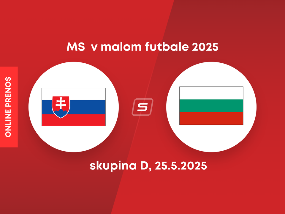 Slovensko vs. Bulharsko: ONLINE prenos zo zápasu na MS v malom futbale 2025.